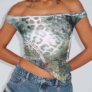 White Fox Boutique, Size XXS, Multicolor Top